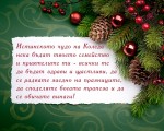 Истинското чудо на Коледа нека бъдат твоето семейство и приятелите ти