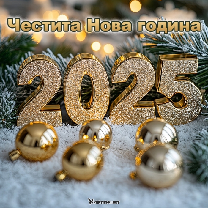 Честита Нова година 2025